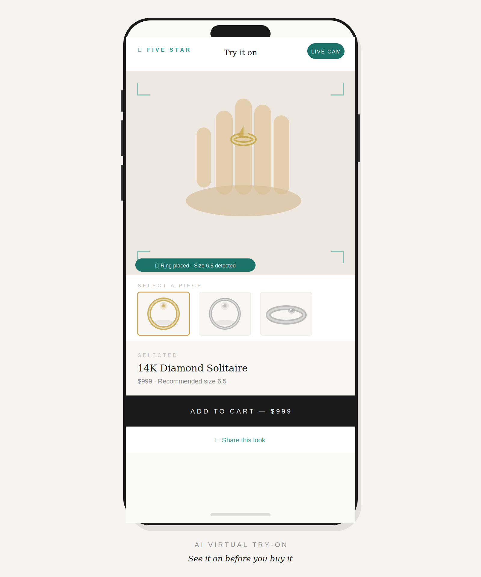 AI Virtual Try-On mockup